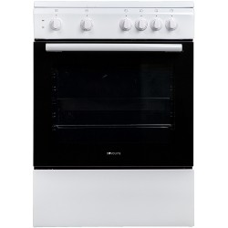 Davoline DAE 400 WH Κουζίνα (71lt) με Εμαγιέ Εστίες,4 λειτουργίες ψησίματος: , Π60εκ. Λευκή  