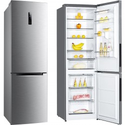 Davoline NCRF 390 IX NE Ψυγειοκαταψύκτης INOX(347lt) NoFrost (Υ195xΠ60xΒ68.5εκ.)   3 χρονια εγγυηση Davoline NCRF 390 IX NE Ψυγειοκαταψύκτης INOX(347lt) NoFrost (Υ195xΠ60xΒ68.5εκ.)   3 χρονια εγγυηση