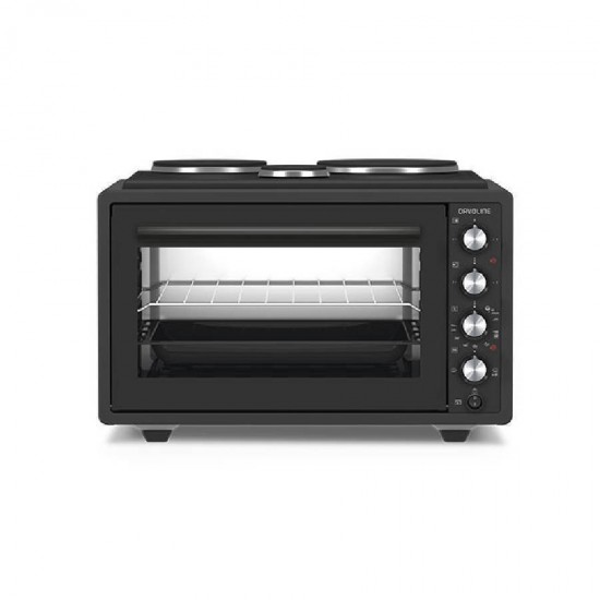 Davoline Urban Davoline Urban Chef 3703 Ηλεκτρικό Φουρνάκι 37lt με 3 Εστίες Μαύρο Ηλεκτρικό Φουρνάκι 37lt με 3 Εστίες Μαύρο