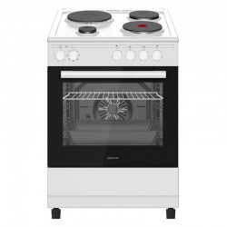 Davoline ESFC800WH Κουζίνα Ηλεκτρική 80lt με Εμαγιέ Εστίες 59.8cm, 8 προγράμματα λειτουργίας,