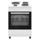 Davoline ESFC800WH Κουζίνα Ηλεκτρική 80lt με Εμαγιέ Εστίες 59.8cm, 8 προγράμματα λειτουργίας,