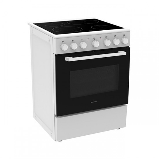 Davoline FMC900WH Κουζίνα Ηλεκτρική 70lt με Κεραμικές Εστίες 60cm Davoline FMC900WH Κουζίνα Ηλεκτρική 70lt με Κεραμικές Εστίες 60cm