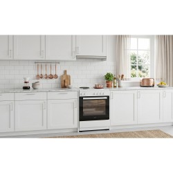 Davoline ESFC800WH Κουζίνα Ηλεκτρική 80lt με Εμαγιέ Εστίες 59.8cm, 8 προγράμματα λειτουργίας,