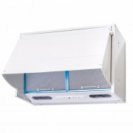 Davoline P141D-WH Απορροφητήρας Πτυσσόμενος (60cm) Λευκός,358 m3/h,μοτέρ TURBO διπλής απορρόφησης,