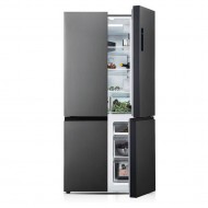 Davoline D4SS 608D IX Ψυγείο Ντουλάπα 600lt Full No Frost (Μ)   Υ190.5xΠ91xΒ69cm Inox