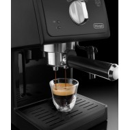 De'Longhi ECP 31.21 Μηχανή Espresso 1100W Πίεσης 15bar Μαύρη,σύστημα παρασκευής Cappuccino.