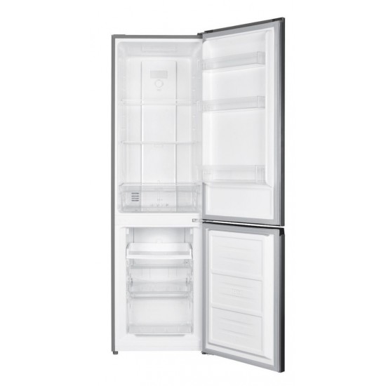 EVO EVC-180IN Ψυγειοκαταψύκτης 253lt Full NO FROST, Υ180xΠ55xΒ60cm Inox , 5 χρονια εγγυηση