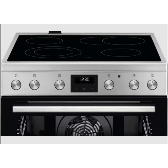 Electrolux LKR64024MX Κουζίνα 73lt,μεXXL,Κεραμικές Εστίες Π60cm Inox,ΓΕΡΜΑΝΙΑΣ,Τηλεσκοπικά βαγονέτα ,