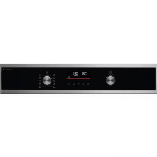 Electrolux EOD6P66X 600 SteamBake Φούρνος 72lt Inox,ΠΥΡΟΛΙΖΕ,Φούρνος multifunction , Πιεζόμενοι διακόπτες,VelvetClosing®γερμανιας