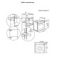 ELECTROLUX EOF3H40X+EHF16240XK Σετ Φούρνος Εστία,Φούρνος multifunction 72λ,Πιεζόμενοι διακόπτες, 8 Λειτουργίες φούρνου