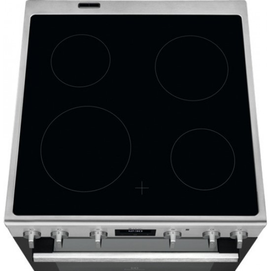 Electrolux LKR64021AX Κεραμική Κουζίνα ΙΝΟΧ,Surround Cook 73 ltr,Λειτουργίες Φούρνου 7 Electrolux LKR64021AX Κεραμική Κουζίνα ΙΝΟΧ,Surround Cook 73 ltr,Λειτουργίες Φούρνου 7