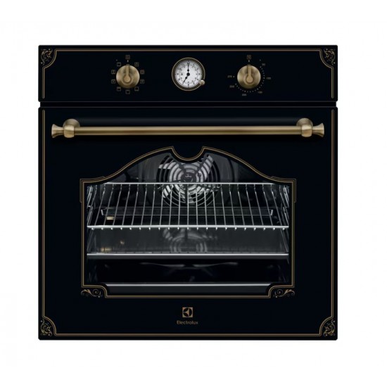 Electrolux OPEB2520R ,Φούρνος multifunction , Συλλογή Rococo ,Μαύρο , 72lt ,Γερμανιας,
