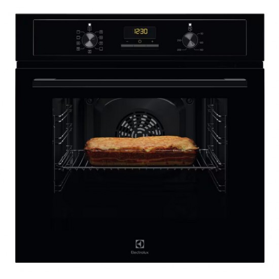 Electrolux EOF3H50BK 600 SurroundCook , Μαύρος,Aqua Clean εμαγιέ,Φούρνος multifunction με κυκλική αντίσταση,Πιεζόμενοι διακόπτες γερμανιας Electrolux EOF3H50BK 600 SurroundCook , Μαύρος,Aqua Clean εμαγιέ,Φούρνος multifunction με κυκλική αντίσταση,Πιεζόμενοι διακόπτες γερμανιας