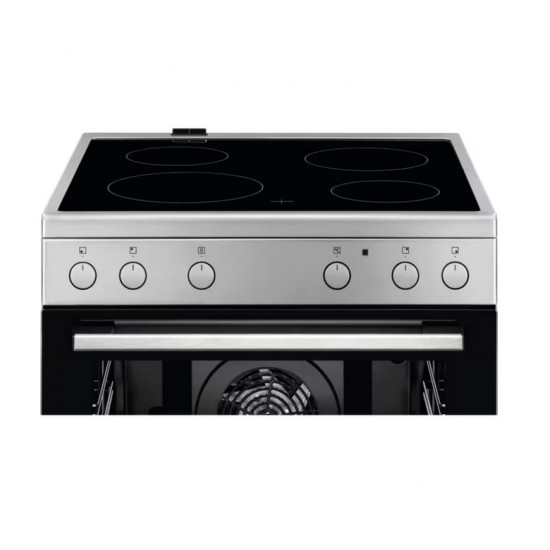 Electrolux LKR62000BX Κεραμική Κουζίνα 73lt INOX  ,βυθιζόμενοι διακόπτες ,Aqua Clean εμαγιέ