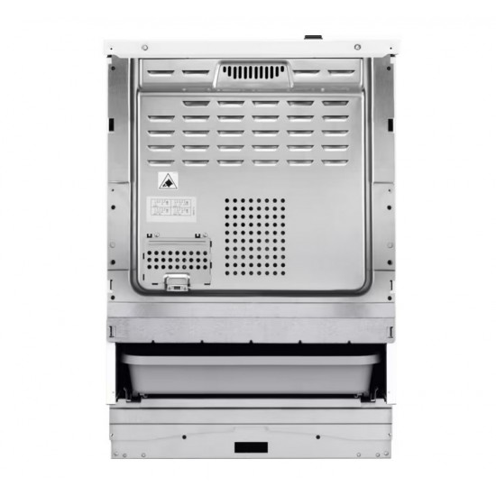 Electrolux LKR62000BX Κεραμική Κουζίνα 73lt INOX  ,βυθιζόμενοι διακόπτες ,Aqua Clean εμαγιέ