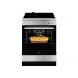 Electrolux LKR62000BX Κεραμική Κουζίνα 73lt Inox  ,βυθιζόμενοι διακόπτες ,Aqua Clean εμαγιέ