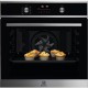 Electrolux EOD6P66X 600 SteamBake Φούρνος 72lt Inox,ΠΥΡΟΛΙΖΕ,Φούρνος multifunction , Πιεζόμενοι διακόπτες,VelvetClosing®γερμανιας