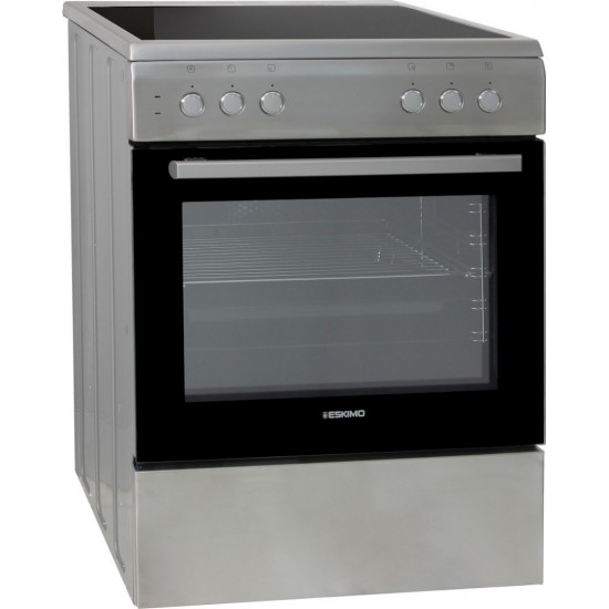 ESKIMO ES VC4031INX , Κουζίνα με Εστίες Κεραμικές (72L), Βυθιζόμενα Πλήκτρα ,Υδρόλυση,5 ισχυρές κεραμικές εστίες, ΙΝΟΧ ESKIMO ES VC4031INX , Κουζίνα με Εστίες Κεραμικές (72L), Βυθιζόμενα Πλήκτρα ,Υδρόλυση,5 ισχυρές κεραμικές εστίες, ΙΝΟΧ