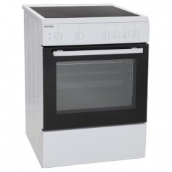 Eskimo ES VC4031W Κουζίνα 72lt με Κεραμικές Εστίες Π60εκ. Λευκη ,7 Λειτουργίες Φούρνου