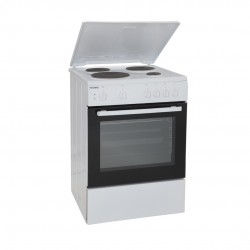 Eskimo ES 4020W Κουζίνα με Εστίες Εμαγιέ (60cm) Φούρνος (72lt) Λευκό Κλάση Α