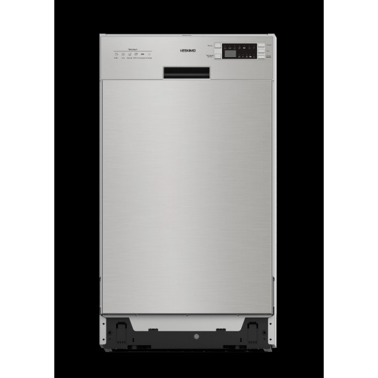 Eskimo ES DW11BS450 Πλυντήριο Πιάτων , Inox,11 Σερβίτσιων 6 προγράμματα,με 3o συρτάρι για μαχαιροπήρουνα Eskimo ES DW11BS450 Πλυντήριο Πιάτων , Inox,11 Σερβίτσιων 6 προγράμματα,με 3o συρτάρι για μαχαιροπήρουνα