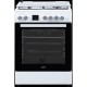 Eskimo ES G31HPPRW Κουζίνα 80lt ,60cm,3 Αερίου / 1 Εμαγιέ 7 λειτουργίες
