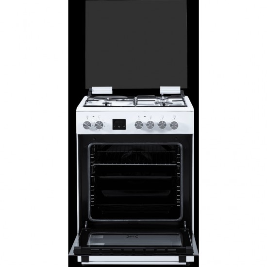 Eskimo ES G31HPPRW Κουζίνα 80lt ,60cm,3 Αερίου / 1 Εμαγιέ 7 λειτουργίες