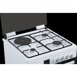 Eskimo ES G31HPPRW Κουζίνα 80lt ,60cm,3 Αερίου / 1 Εμαγιέ 7 λειτουργίες Eskimo ES G31HPPRW Κουζίνα 80lt ,60cm,3 Αερίου / 1 Εμαγιέ 7 λειτουργίες