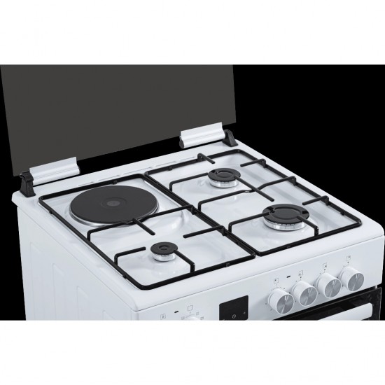 Eskimo ES G31HPPRW Κουζίνα 80lt ,60cm,3 Αερίου / 1 Εμαγιέ 7 λειτουργίες