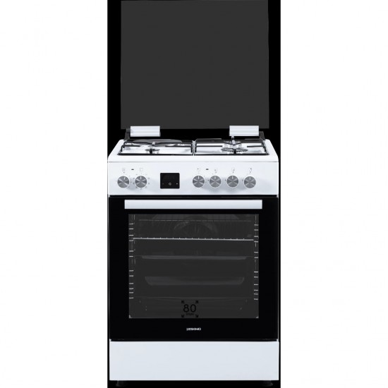 Eskimo ES G31HPPRW Κουζίνα 80lt ,60cm,3 Αερίου / 1 Εμαγιέ 7 λειτουργίες