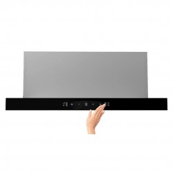 Eskimo ES HDTS63IN ,INOX,Συρόμενος,Ισχύς602m3/h (FDE 16),,Μοτέρ x 100W - BLDC INVERTER,,A++