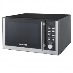 Eskimo ES MWO25DGINX  Μικροκυμάτων Inox / Μαύρο 25 λίτρων 900W,8 Αυτόματα Προγράμματα συν ξεπάγωμα, και συνδυασμός μικροκύματα & γκρίλ