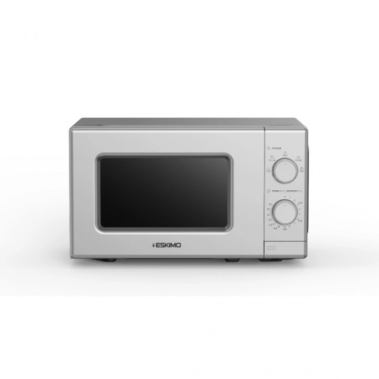 Eskimo ES MWO720S Φούρνος Μικροκυμάτων 20lt Inox(ΑΣΗΜΙ) 700 W Eskimo ES MWO720S Φούρνος Μικροκυμάτων 20lt Inox(ΑΣΗΜΙ) 700 W