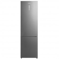 Eskimo RBF330D201IN Ψυγειοκαταψύκτης 330lt,ΙΝΟΧ ,Υ201xΠ59.5xΒ63.5cm , Full No Frost, Μulti Air Flow , ,Συμπιεστής Ιnverter