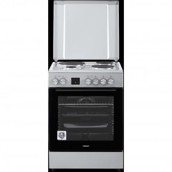 Eskimo ES DW4080PG Κουζίνα Ηλεκτρική 80lt,χρωμαΓΚΡΙ, με Εμαγιέ Εστίες, 60cm,9 λειτουργίες