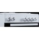 Eskimo ES 4080W, 60cm, 4 Εμαγιέ Ζώνες, Φούρνος 80Lt, 7 Πρ/τα, Class A, Λευκό