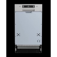 Eskimo ES DW11SB45 Hμιεντοιχιζόμενο Πλυντήριο Πιάτων ,Π45εκ,11 σερβίτσια, με 3o συρτάρι για μαχαιροπήρουνα ,7 προγράμματα