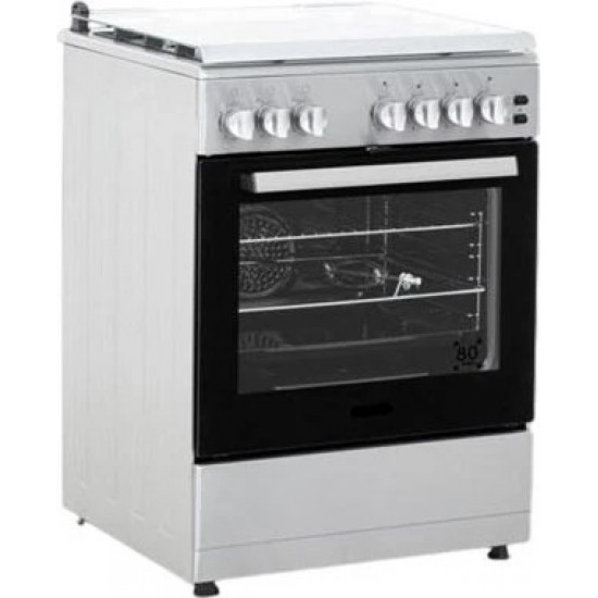 Eskimo ES G31HPPRW Κουζίνα 80lt ,60cm,3 Αερίου / 1 Εμαγιέ 7 λειτουργίες