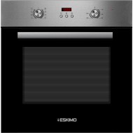 Eskimo ES BO7009 + ES 9450 F SETΦούρνος +εστια,άνω Πάγκου 70lt,Inox με μαυρο πλαίσιοΒυθιζόμενα Πλήκτρα POP IN POP ,με Κεραμικές Εστίες inoxΤεχνολογίας High Light