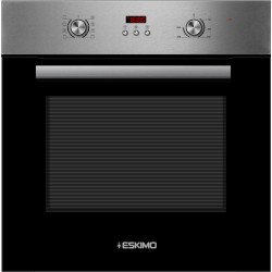 Eskimo ES BO7009 + ES 9450 F SETΦούρνος +εστια,άνω Πάγκου 70lt,Inox με μαυρο πλαίσιοΒυθιζόμενα Πλήκτρα POP IN POP ,με Κεραμικές Εστίες inoxΤεχνολογίας High Light