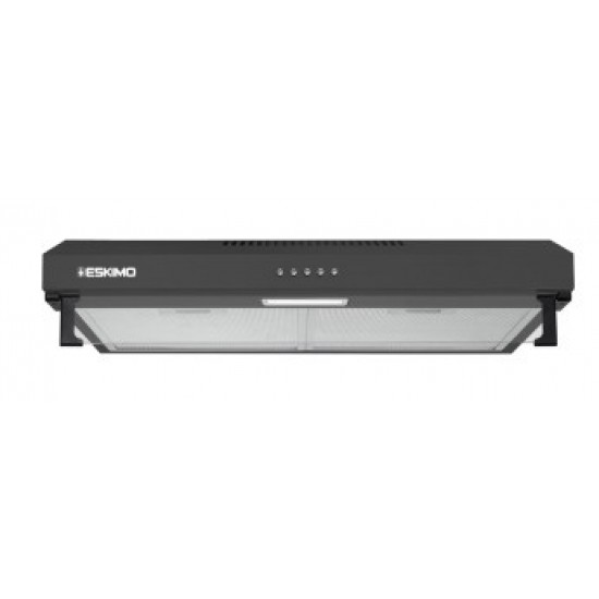 Eskimo ES HDF72BL Απορροφητήρας (70cm) Eλεύθερος 2Μoter Black 334m3/h (FDE 9,6) Ματ μαύρο Eskimo ES HDF72BL Απορροφητήρας (70cm) Eλεύθερος 2Μoter Black 334m3/h (FDE 9,6) Ματ μαύρο