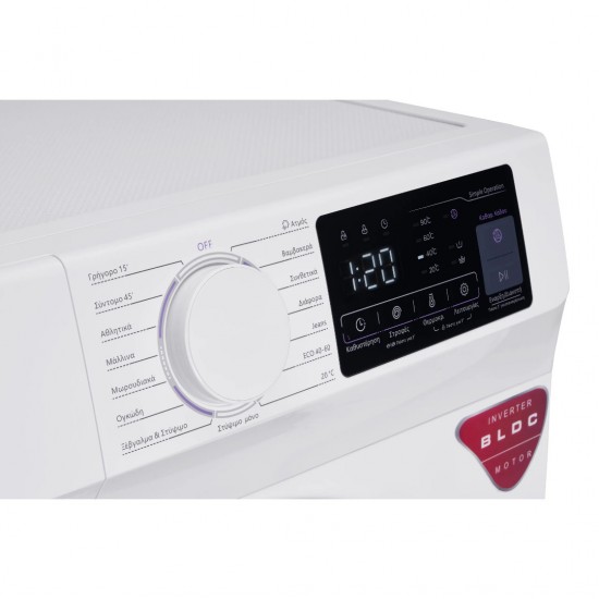 Eskimo Πλυντήριο Ρούχων ES WM10F14AΝ,ατμου,BLDC Inverter Μοτέρ,10 κιλα,Κυψελωτός κάδος,1400στροφες Eskimo Πλυντήριο Ρούχων ES WM10F14AΝ,ατμου,BLDC Inverter Μοτέρ,10 κιλα,Κυψελωτός κάδος,1400στροφες