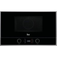 Teka ML 822 BIS L Φούρνος Μικροκυμάτων Εντοιχιζόμενος (22lt) Μαύρο/Inox