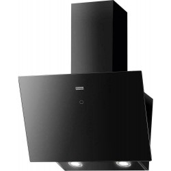 Franke Vertis FVT 605 BK A Απορροφητήρας Καμινάδα 60cm Μαύρος,Black/glass, 420/h