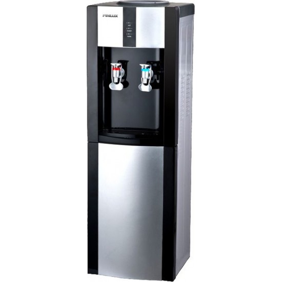 Finlux FWD-2047F με Παροχή Κρύου Νερού 1.5lt/h ΙΝΟΧ ,Επιδαπέδιος ψύκτης νερού με παροχή ζεστού και κρύου νερού και 3 ενδεικτικές λυχνίες.