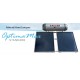 Gauzer Optima Max Standard Ηλιακός Θερμοσίφωνας 100lt/1,5m² Glass Διπλής Ενέργειας με Επιλεκτικό Συλλέκτη