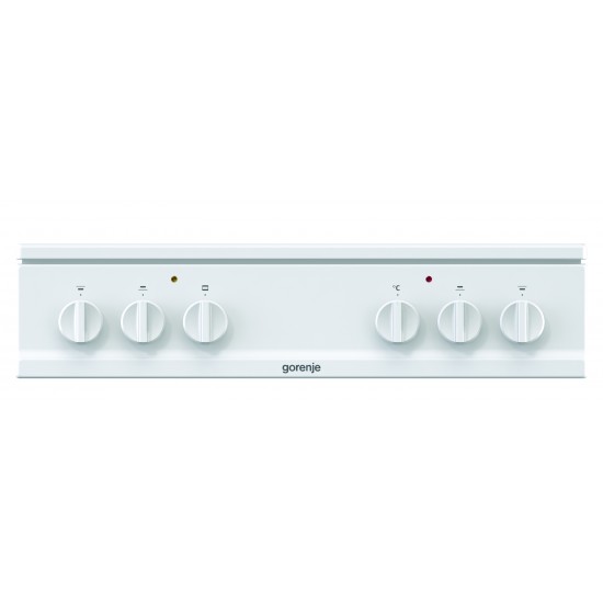 Gorenje EC6141WC Κουζίνα με 5 Εστίες Κεραμικές (60cm) Φούρνος (71lt) Inox Α Gorenje EC6141WC Κουζίνα με 5 Εστίες Κεραμικές (60cm) Φούρνος (71lt) Inox Α