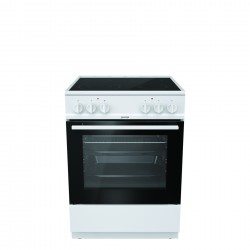 Gorenje EC6141WC Κουζίνα με 5 Εστίες Κεραμικές (60cm) Φούρνος (71lt) Inox Α