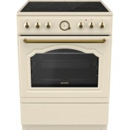 Gorenje ECS6250CLI Κουζίνα 71lt με Κεραμικές Εστίες,HomeMade Plus, Π60εκ. Μπεζ,Ivory  