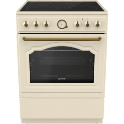 Gorenje ECS6250CLI Κουζίνα 71lt με Κεραμικές Εστίες,HomeMade Plus, Π60εκ. Μπεζ,Ivory  